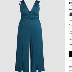 Teal Blue Jumpsuit